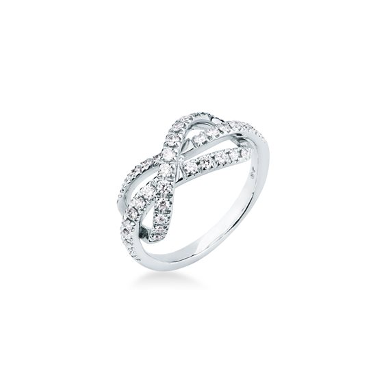 Ring Mirco Visconti Woman in White Gold Diamante 0.47 Ct CP540 - CP540